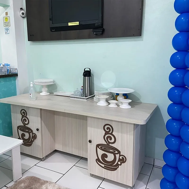 Salão Térreo MinanaFest - Vista lateral do ambiente