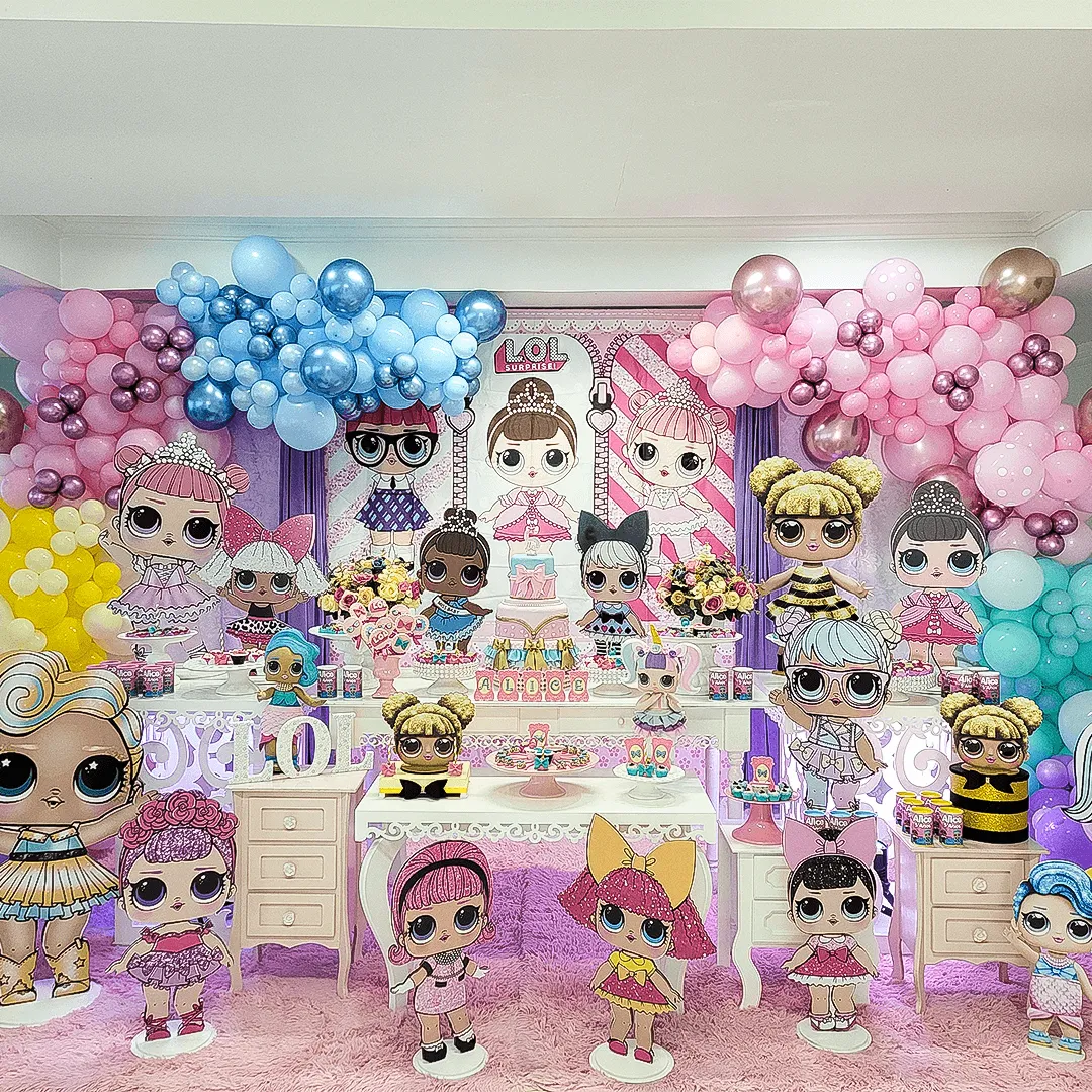 Tema LOL Surprise - decoração festa infantil MinanaFest