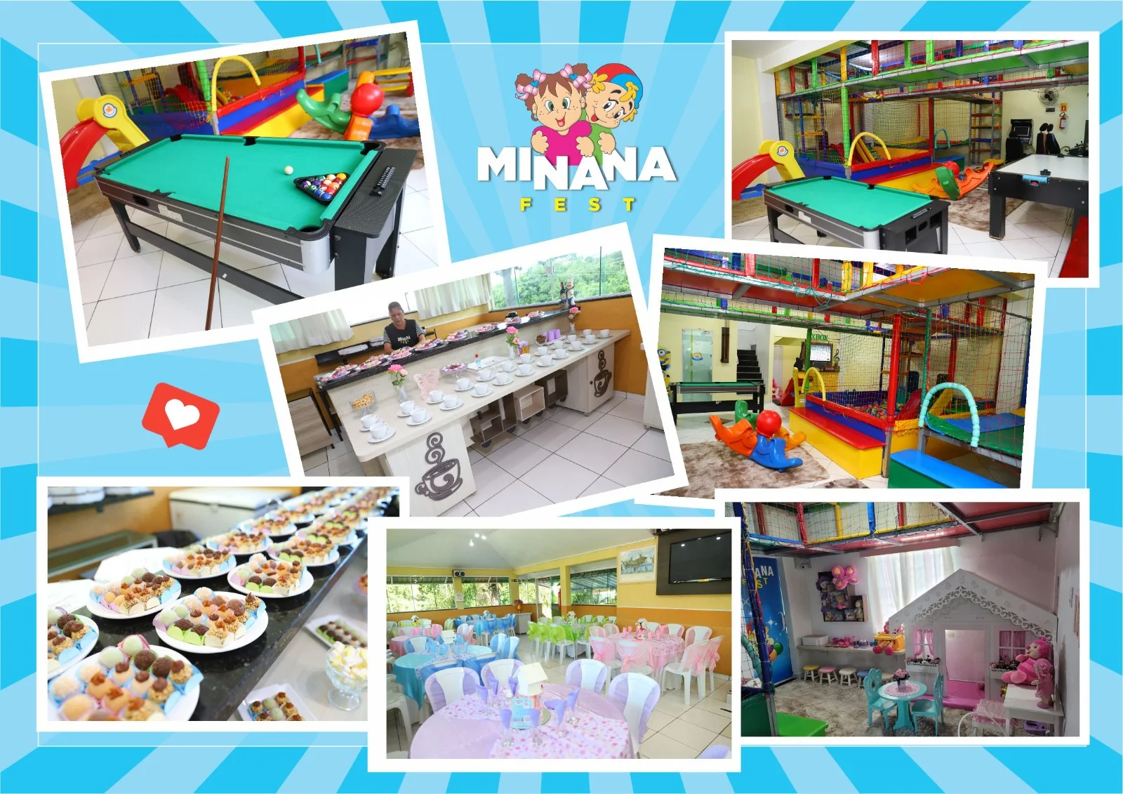 Arte conceitual 2 — decoração e clima festivo do MinanaFest